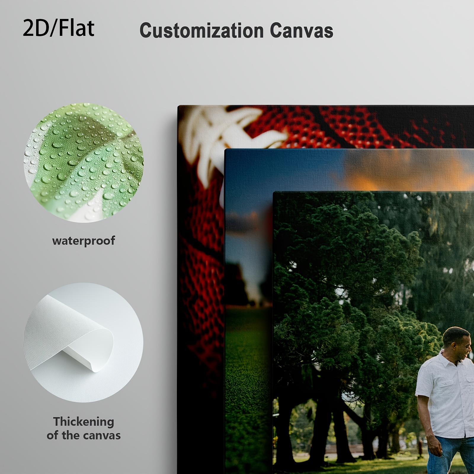1pc Wooden Framed Poster, Pers - Engraved Wood Frame recension och pris